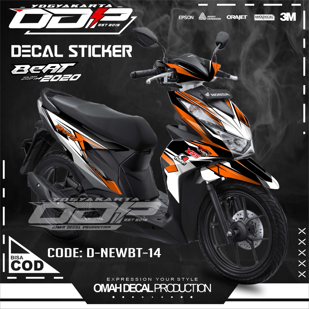 DECAL BEAT FULL BODY DEKAL HONDA BEAT STREET FULLBODY MOTIF SIMPEL ELEGAN STICKER KEKINIAN KEREN KUA