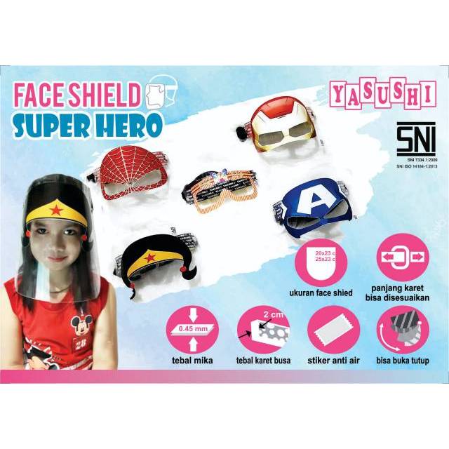 Face Shield   Superhero