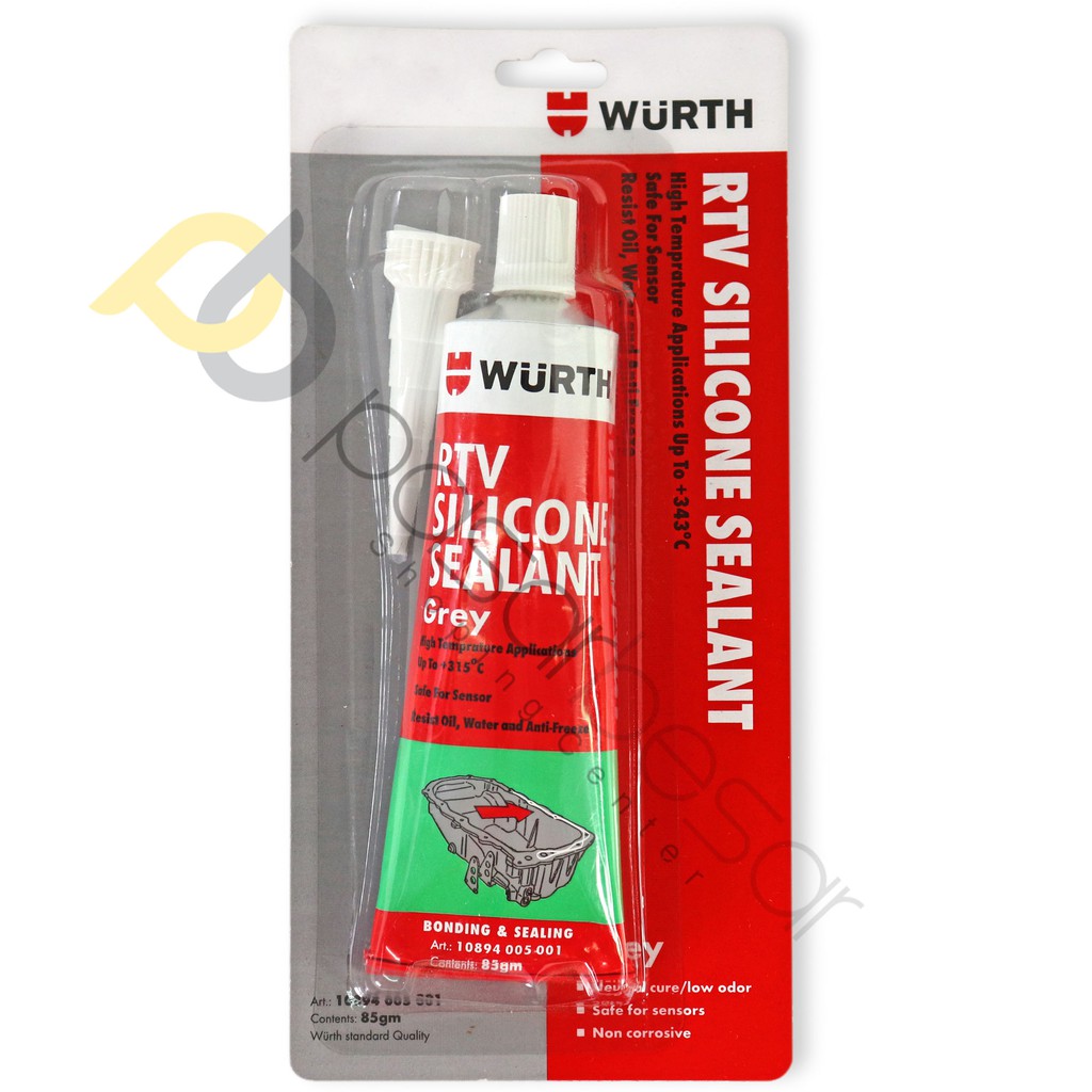 Lem Verpak Mesin WURTH, High Temperature Silicone Sealent