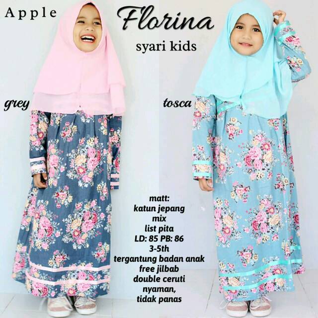 Gamis anak florina