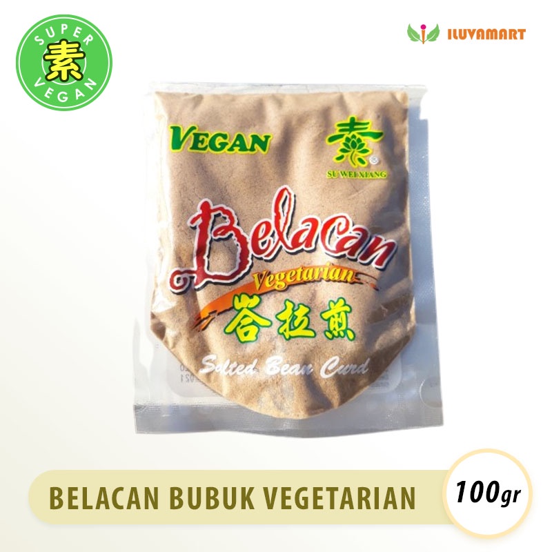 

Belacan Bubuk Vegetarian / Terasi Bubuk Vegan / Salted Bean Curt 100gr