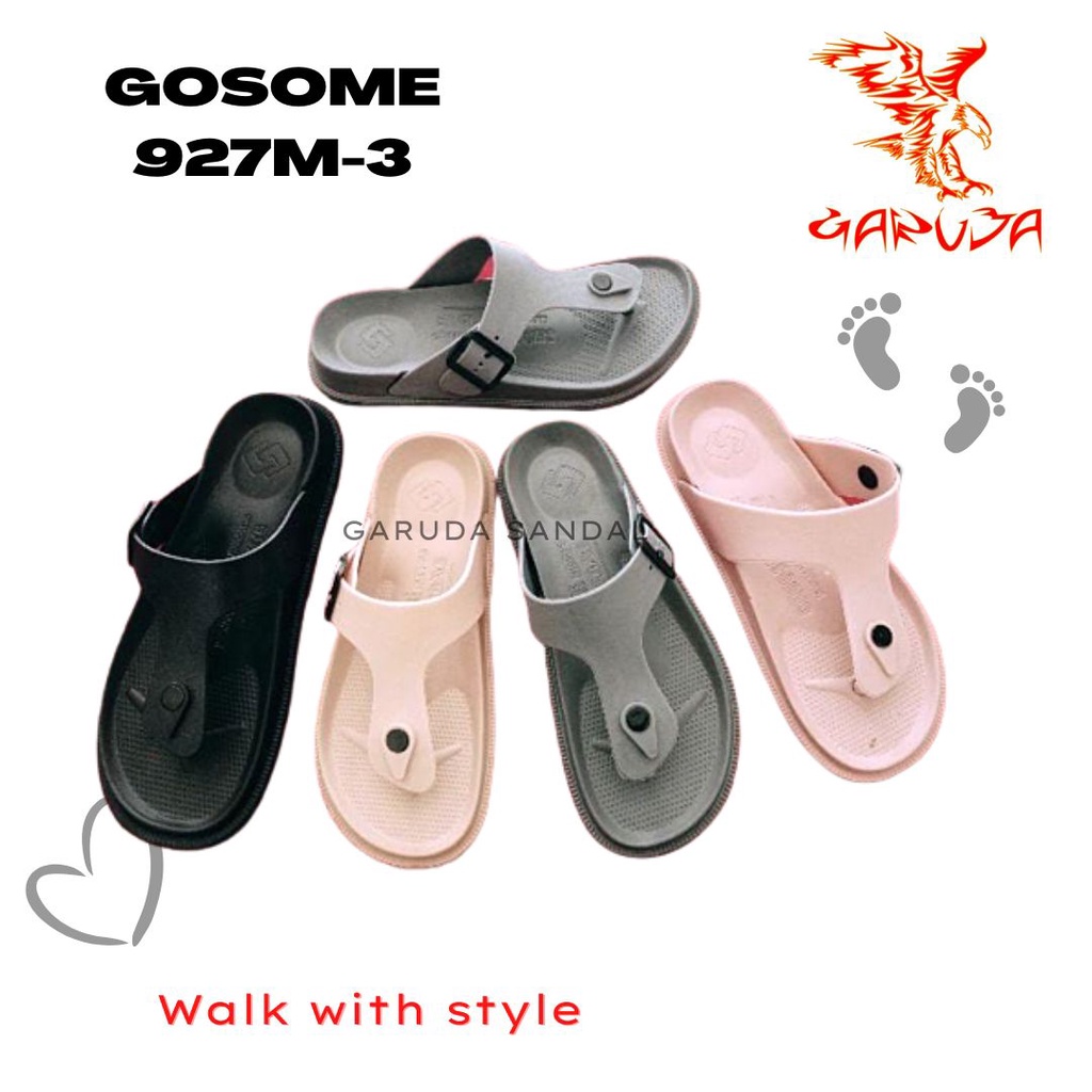 Sandal Wanita GOSOME 927M3 japit keren ringan ala Birken