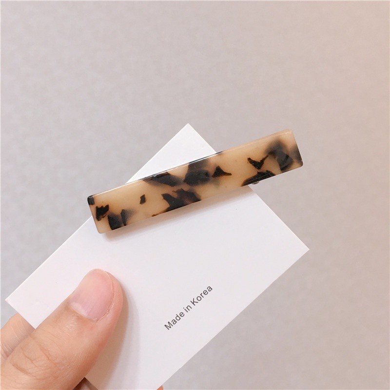 ANGLAI- Four Seasons Fashion Rectangle Shape Korean Style Women Hair Clips for Girlfriend Valentine's Day Present