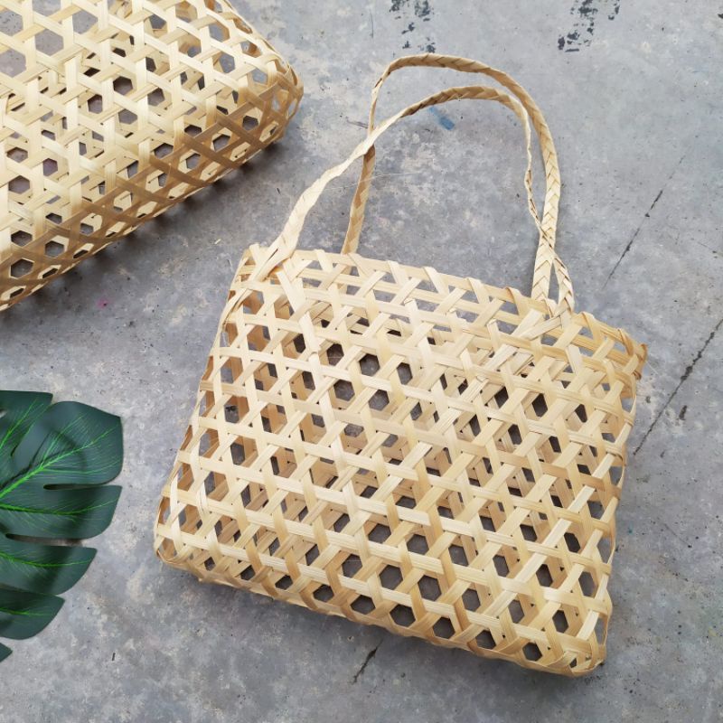 TAS TALI ANYAM / packaging online murah / hampers / kado unik / tas unik / tas jinjing