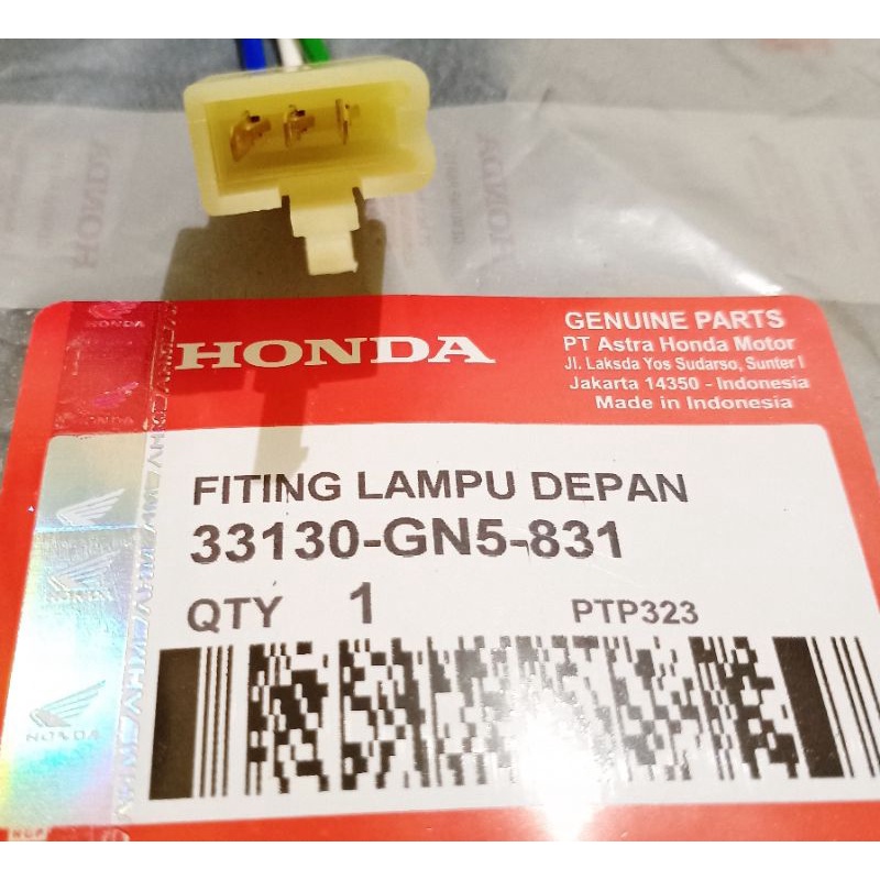 Fiting lampu honda grand