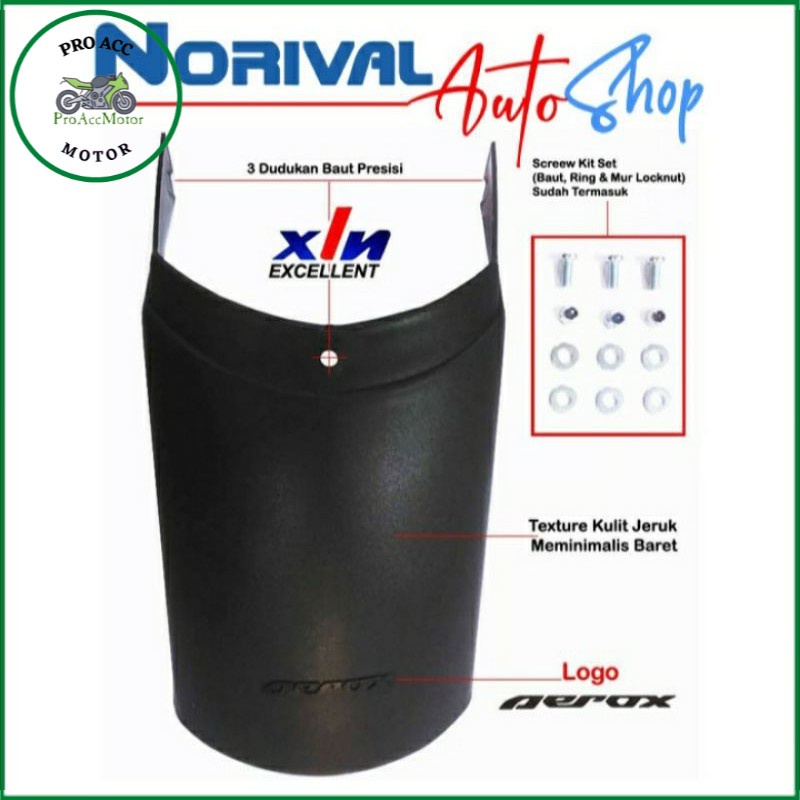 Mudflap Sambungan Spakbor Aerox 155 Dan Aerox New Connected 2021