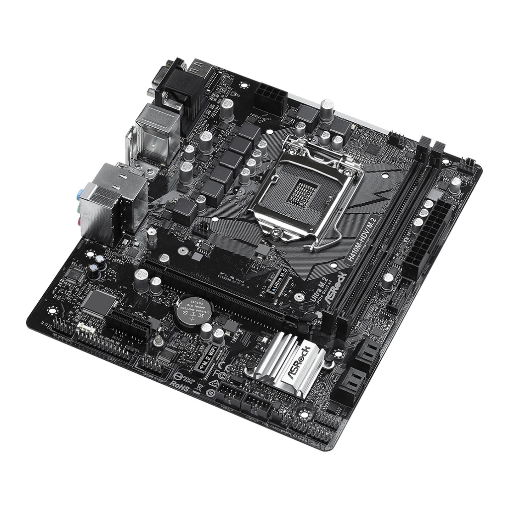 ASROCK H410M-HDV/M.2 mATX LGA1200 H410 USB3.2 M2 MOTHERBOARD INTEL