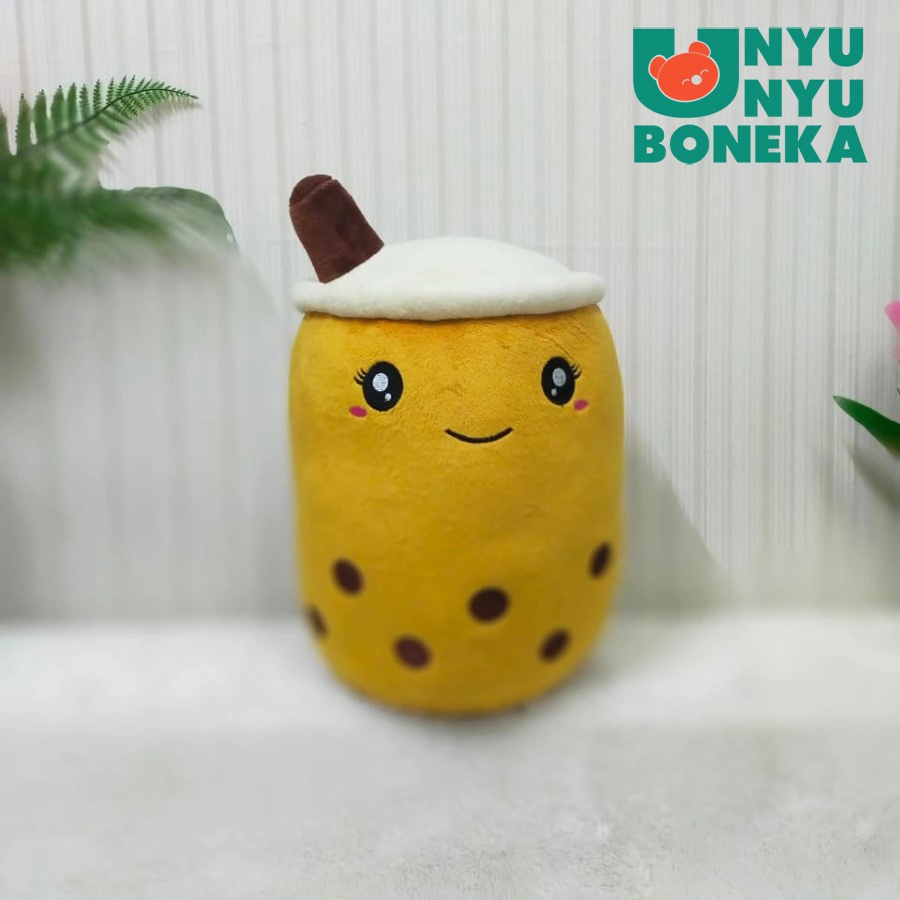 Boneka Bobba bubble tea Size 35cm/mainananak/bonekalucu/hadiahultah