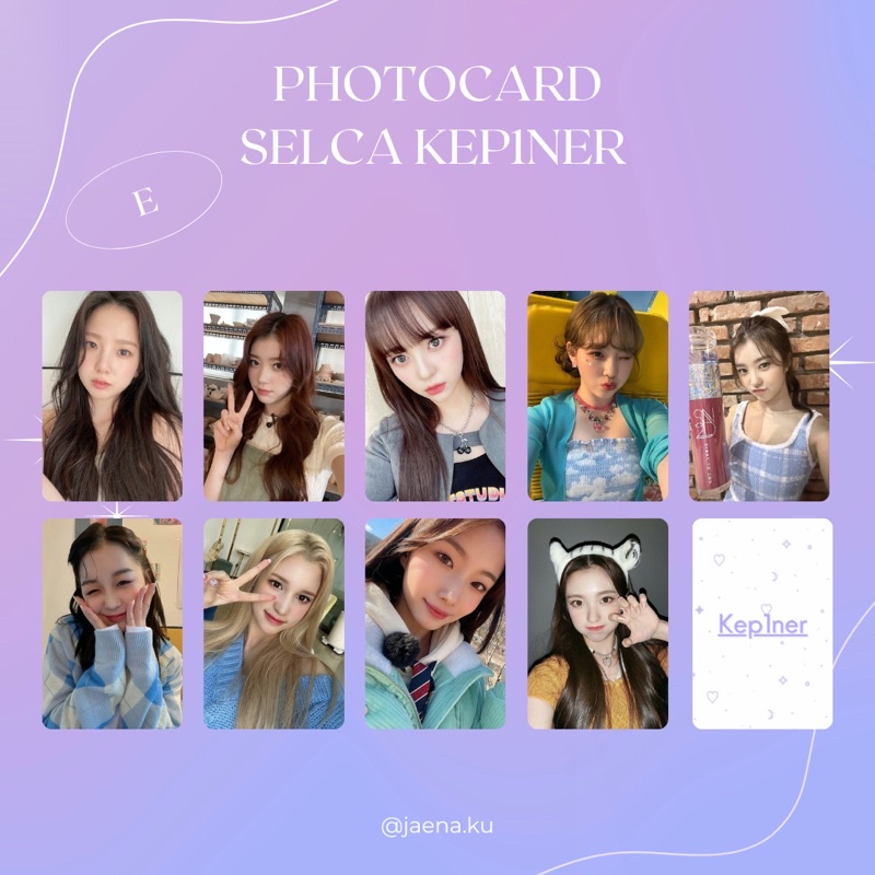 [KEP1ER] PHOTOCARD SELCA #2 KEP1ER ‼️BACA DESKRIPSI‼️