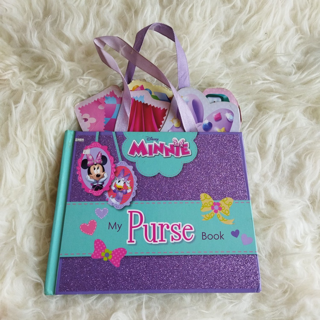 Buku cerita anak disney minnie my purse book second preloved