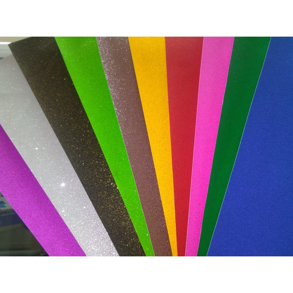 

Kertas HIKARI 40x60cm ASTURO Glitter tebal bertekstur min 6pcs prakarya art Souvenir dekor pesta ultah natal kertas glitter