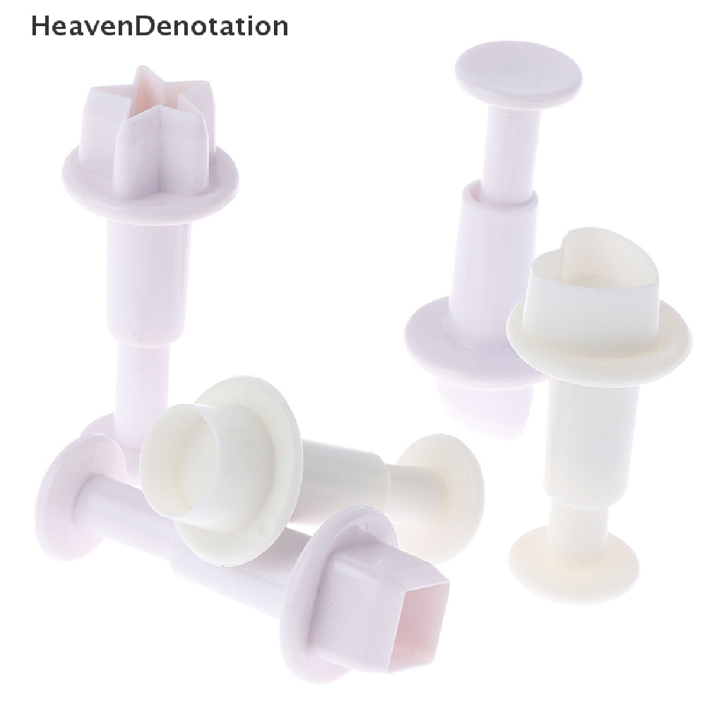 [HeavenDenotation] Xmas Fondant Cake Cutter Plunger Cookie Mold Sugarcraft Flower Decorating Mould