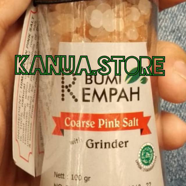 

Bumi Rempah coarse pink salt with grinders 100gr halal berkualitas tinggi original