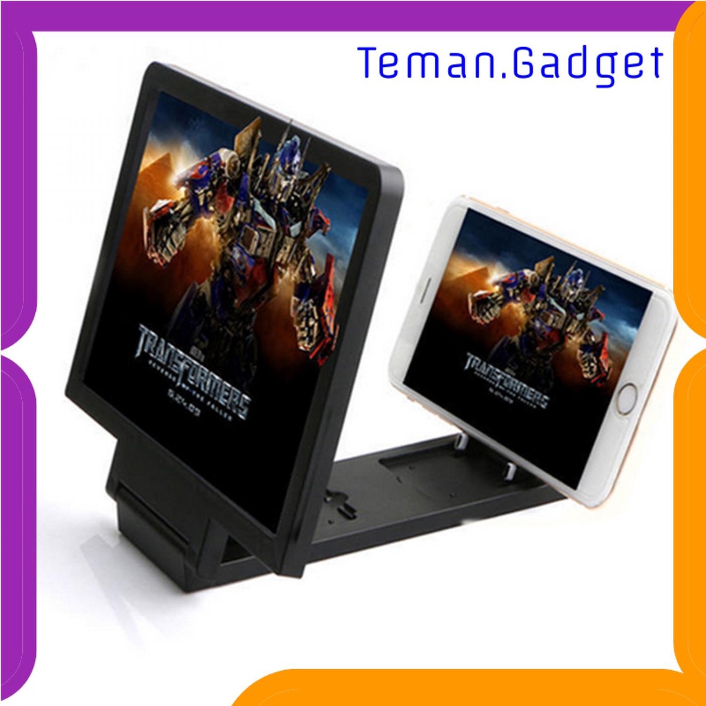 TG-A2 KKMOON Stand Kaca Pembesar 3D Magnifier untuk Smartphone - F1