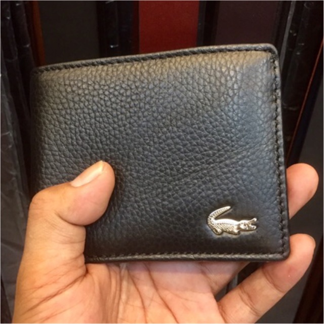 Dompet lupat pria kulit asli berkualitas jenis kulit jeruk logo #dompet #dompetlipat #dompetpria