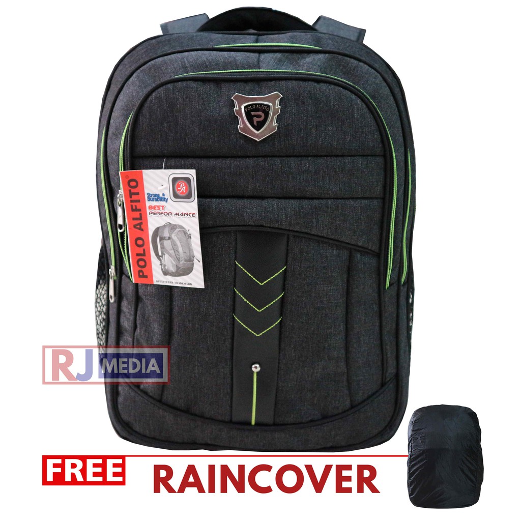 Tas Ransel Sekolah Laptop In Warna Pria Wanita Tas Ransel Pria Tas Punggung Keren Stylish Trendy  Backpack Polo Alfito Original Sekolah Kerja Kuliah Murah Bagus