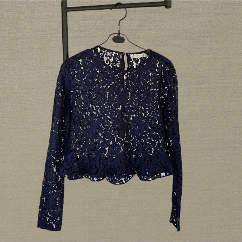 Zara — Embroidered Blouse (Preloved)