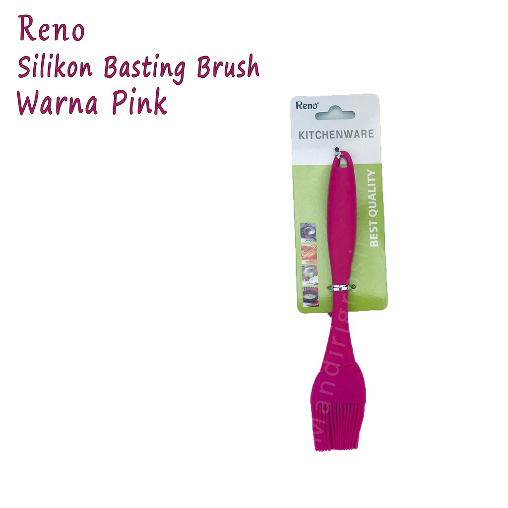 Silicon Basting Brush+Plastik Handle *Reno * Pink