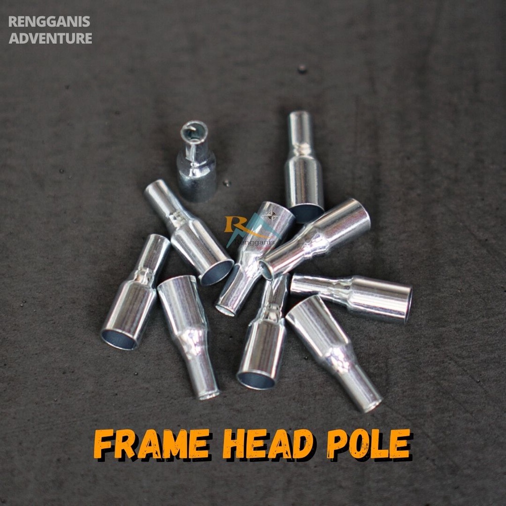 Frame Head Pole Ujung Kepala Konektor Frame Fiber Tenda Camping