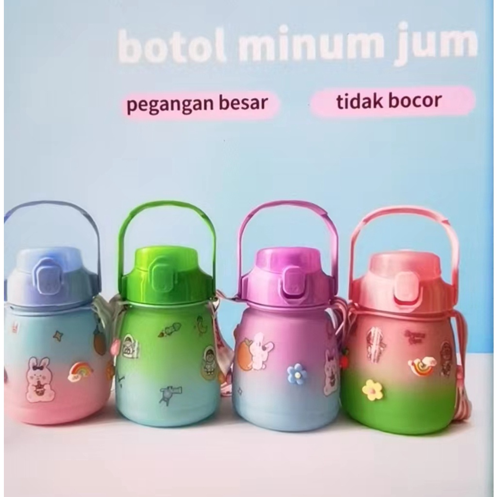 [ ABJ ] Botol Gemoy Bulat Botol Minum Gemoy