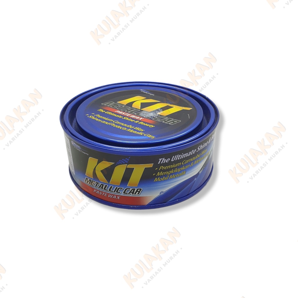 Kit Kaleng Metalic Biru Paste Wax Metallic Car Poles Pengkilap Body 225 Gram