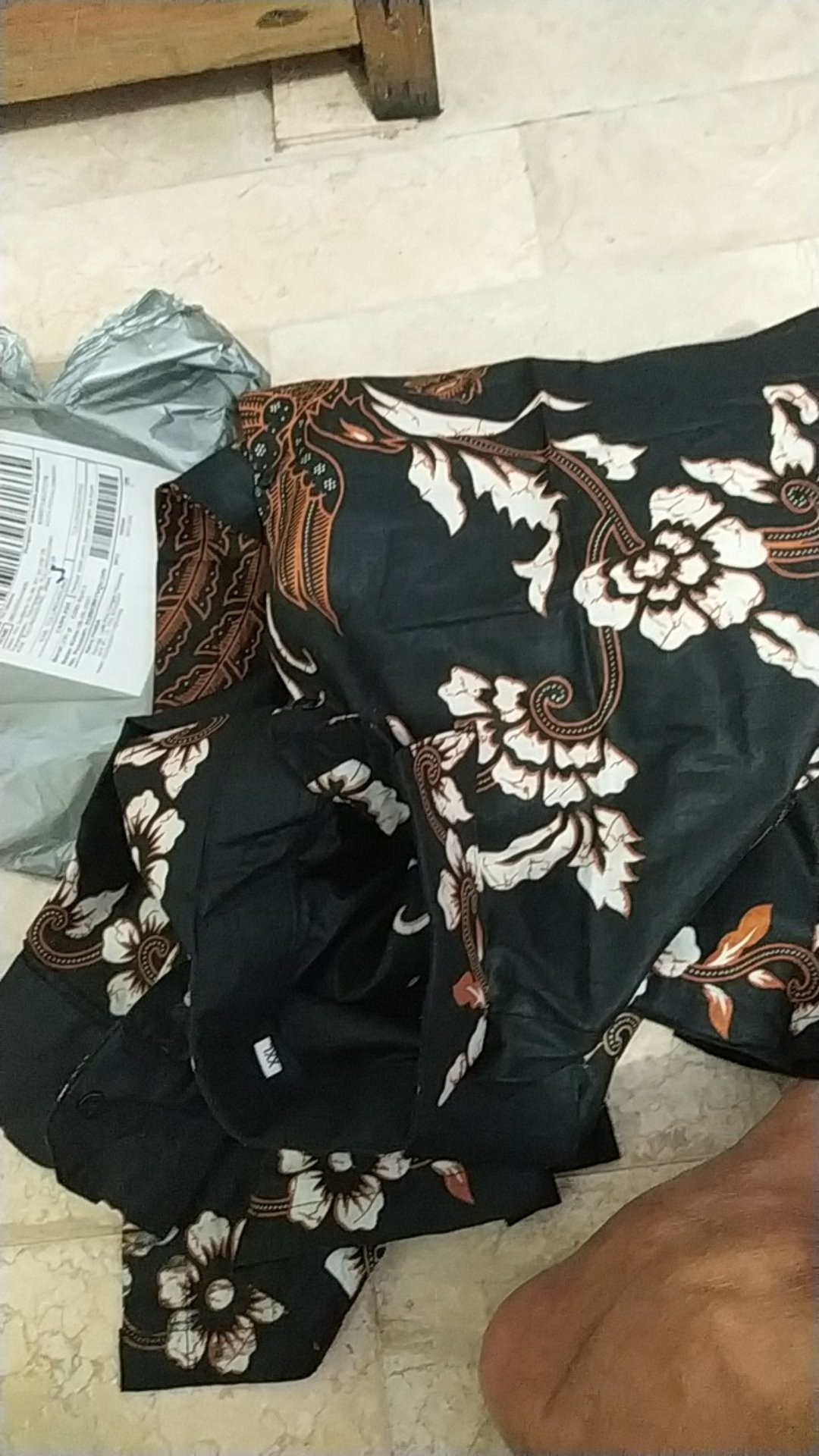 Kemeja Batik Pria Lengan Panjang Size M L Xl Xxl Bswart
