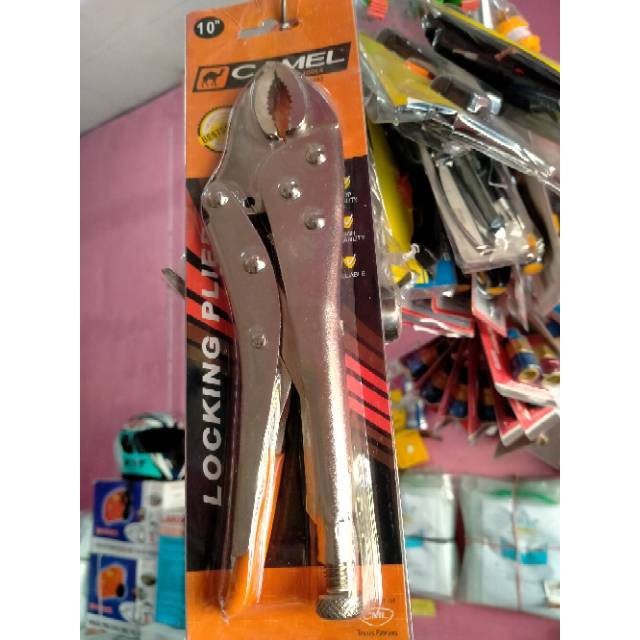 Tang jepit tang buaya camel tang kapiler plier 10 inch Camel