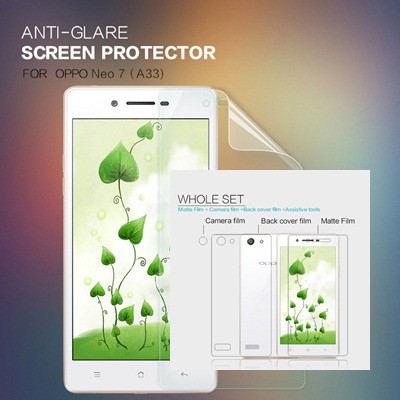 Nillkin Antiglare Screen Protector Oppo Neo 7 (Front Back)