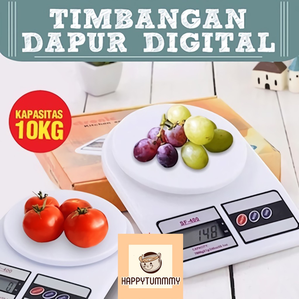 Timbangan Dapur Digital SF400 10KG Makanan Kitchen Scale Kue Gratis Baterai