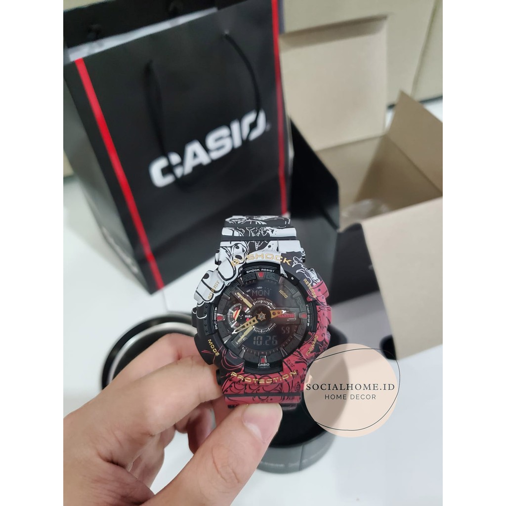 G Shock X One Piece Limited Edition Men Watch Jam Tangan Pria Ori New Shopee Indonesia