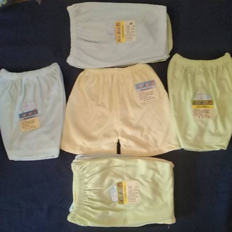 6 Pcs ( ½ Lusin ) Celana Pendek Bayi SNI / Celana Pendek Anak Polos ARINI