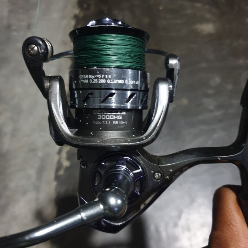 (Bisa Bayar COD) Reel spinning VERSUS GENESIS 3000HG second mulus