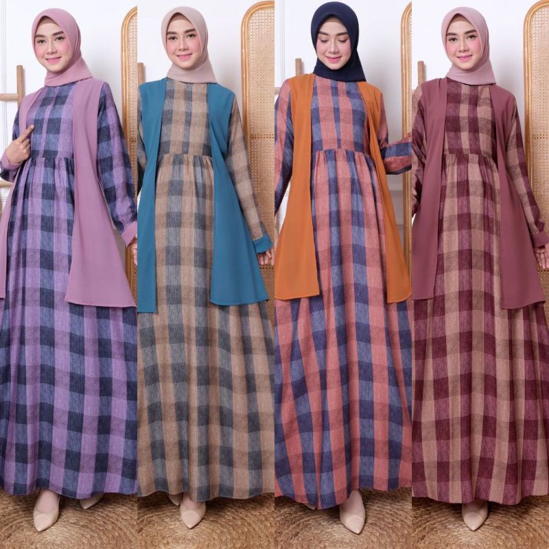 gamis salur rompi