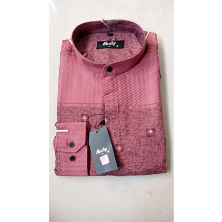 Ready Kemko Harley warna Maroon motif