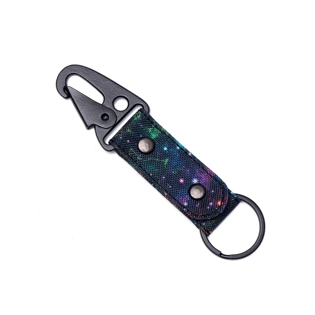 gantungan kunci carabiner kain motif - snaphook keychain - NKC226