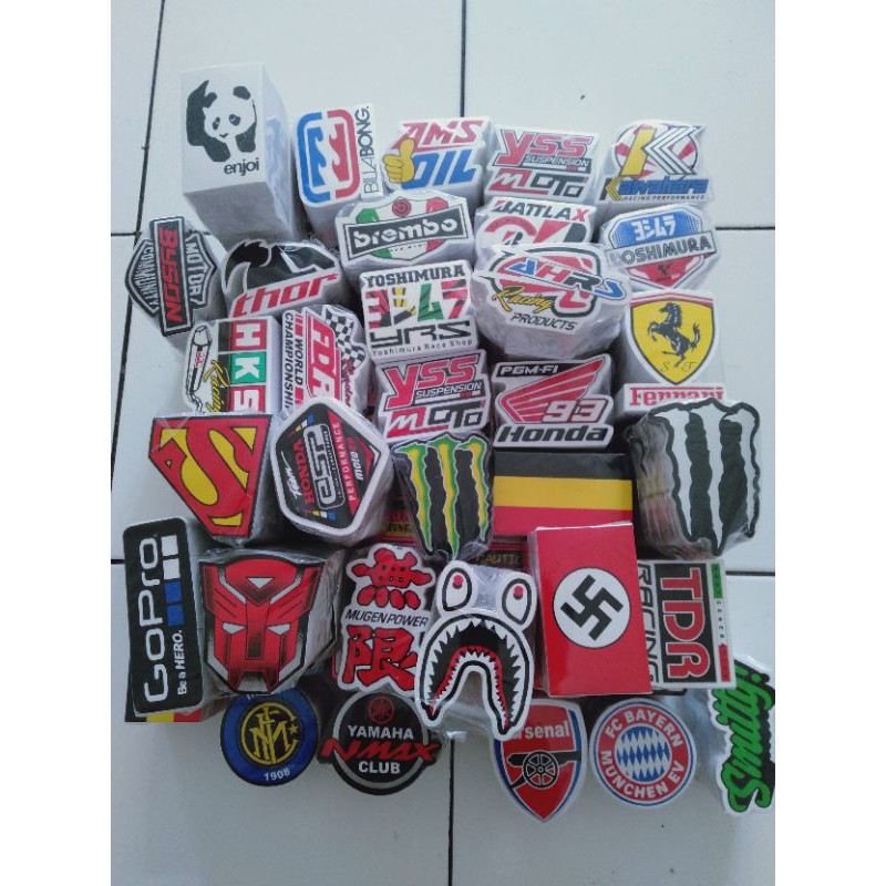 

stiker pond@100/gambar tempel/stiker karakter/stiker permanent