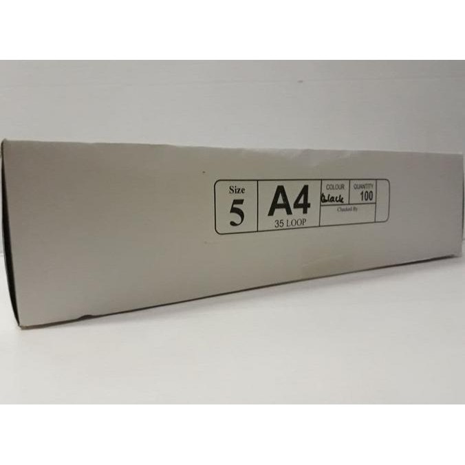 

JBI Spiral Kawat A4 3:1 No. 5 (5/16") - Hitam (Box Isi 100 Batang)