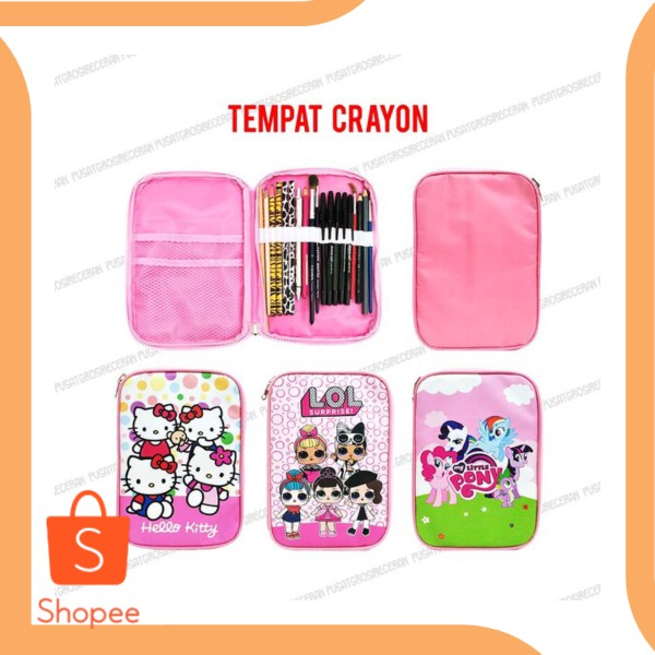 

Promo Tempat Crayon Karakter tempat pensil crayon multifungsi art pencilcas Limited