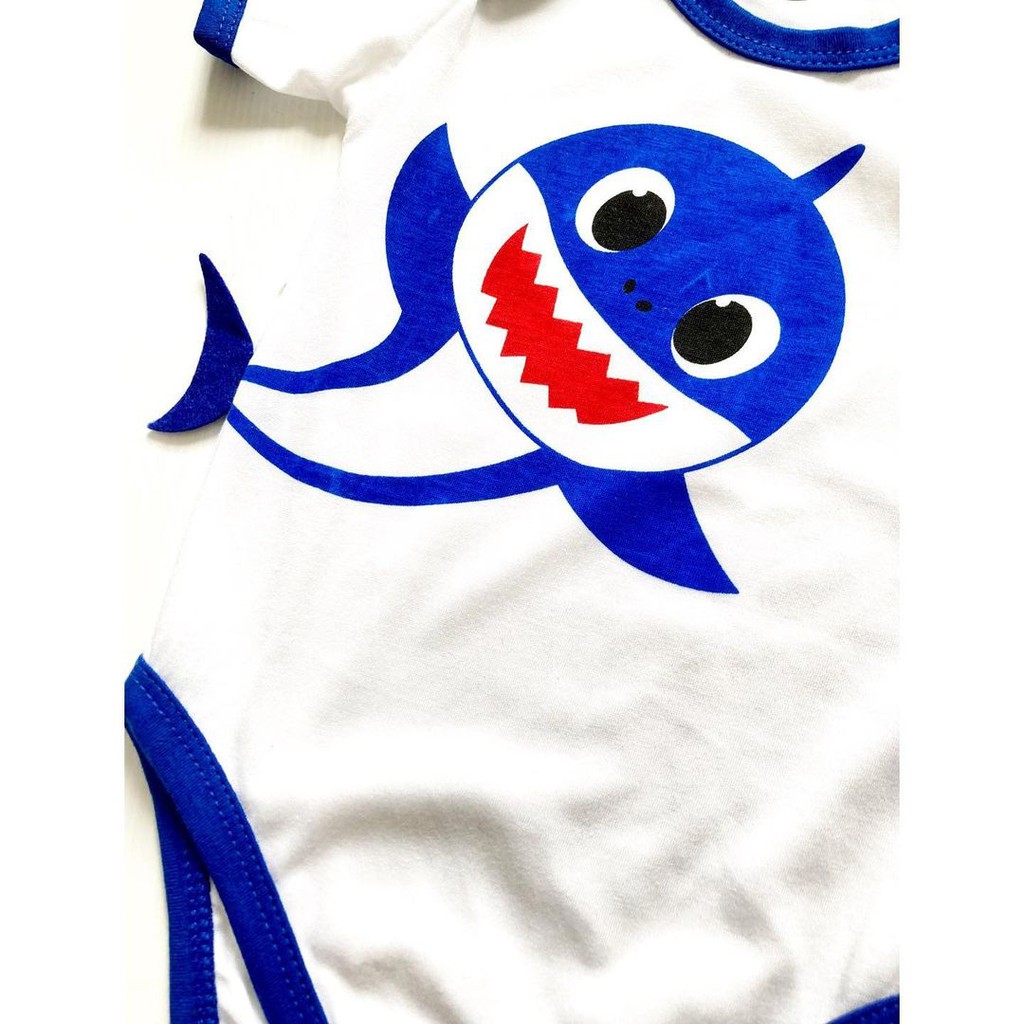 BABY SHARK Jumper Baju setelan kaos celana pergi jalan lucu fashion anak bayi cowok laki cewe murah