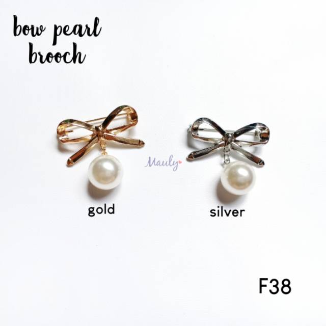 Pearl brooch