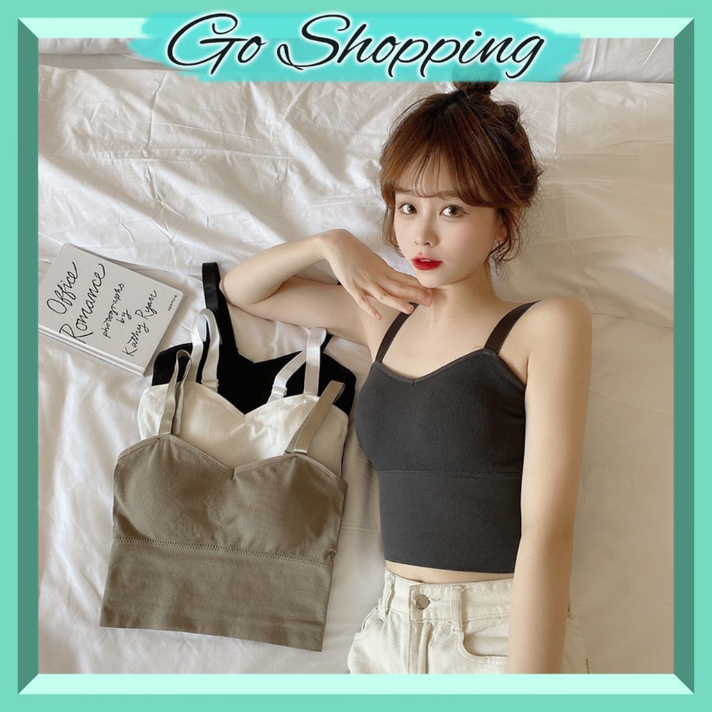 GO! BR422 TankTop Bra Pakaian Dalaman Wanita tank top bh singlet import atasan cewek sexy COD