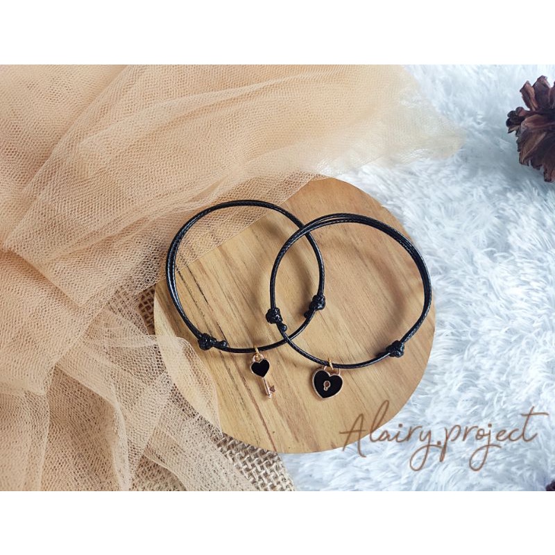 GELANG GEMBOK KUNCI COUPLE/ GELANG GEMBOK DAN KUNCI/ GELANG COUPLE/ GELANG PASANGAN