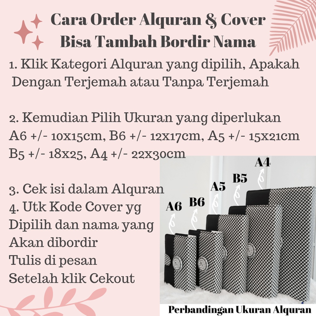 Quran Sampul Thaha Al Jamil Terjemah Inggris Indonesia Cover ALQ20 A5 Sedang