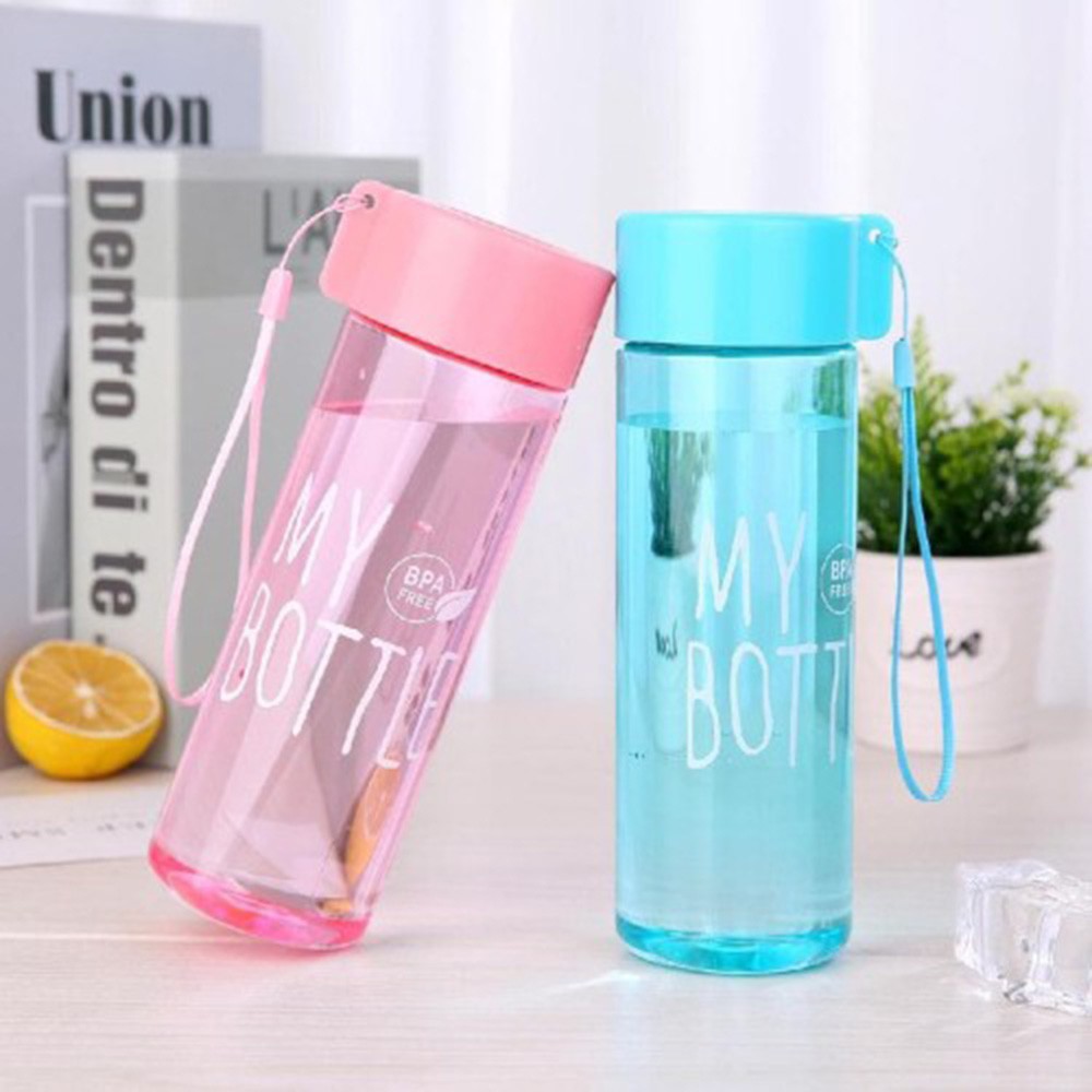 MY BOTTLE TALI BENING WARNA 500ML / BOTOL MINUM TALI PORTABLE BENING