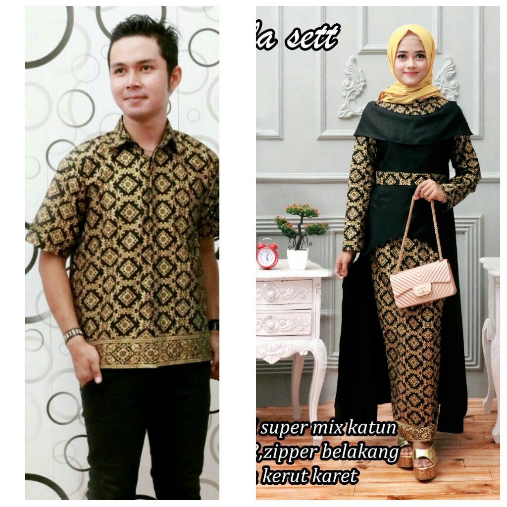 GROSIR BATIK COUPLE NABILLA SET