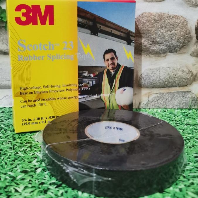 

Isolasi 3M Rubber Scotch 23 Rubber Splicing Tape Original Brazil