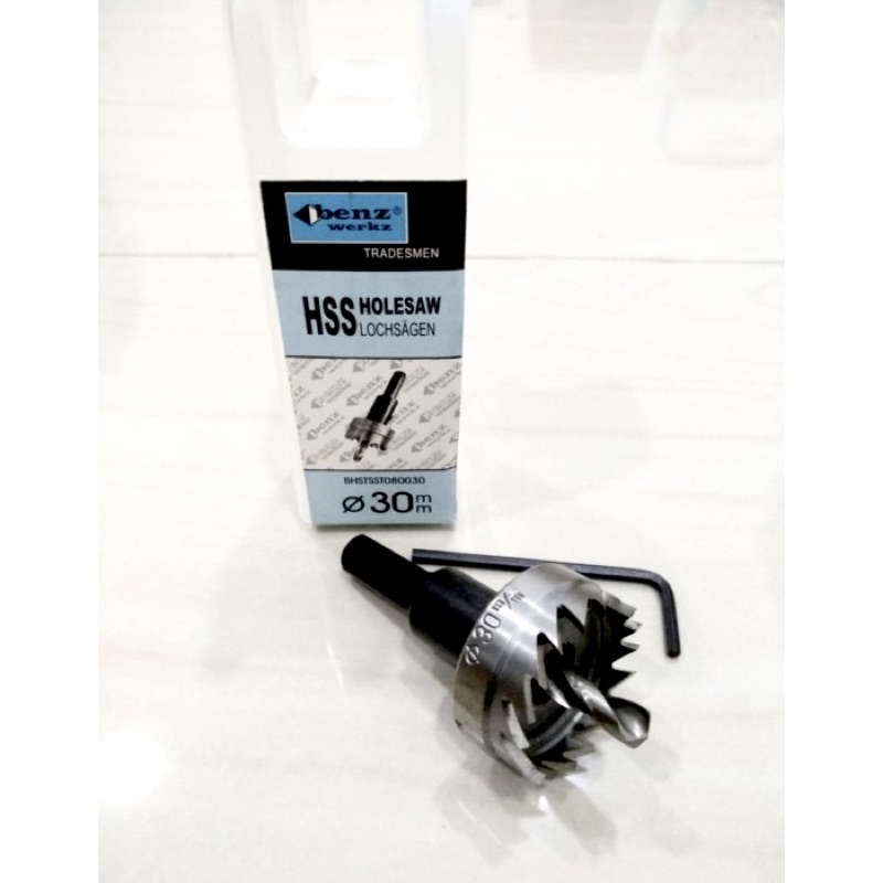 Mata bor holesaw 30mm Mata bor kayu lubang 30mm benz holesow