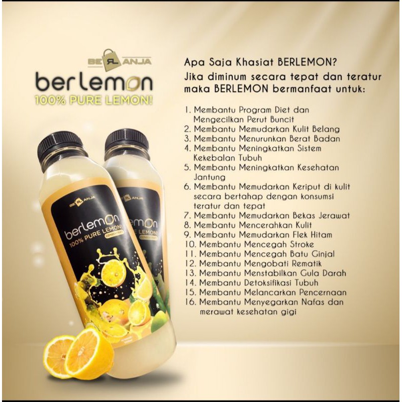 

BERLEMON By BERLANJA,SARI LEMON BERL 500ML