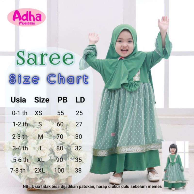 Saree Dress by Adha Mosleem