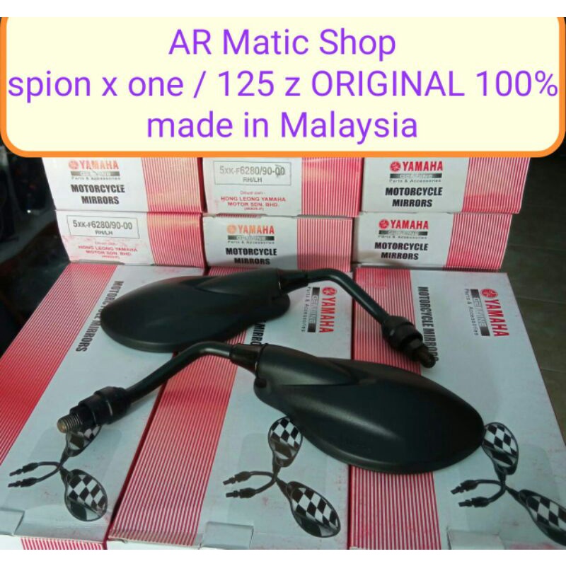 Spion Yamaha 125z ORIGINAL HONG LEONG ORIGINAL Malaysia Dus merah spion X ONE X1 nouvo nmax fizr mio